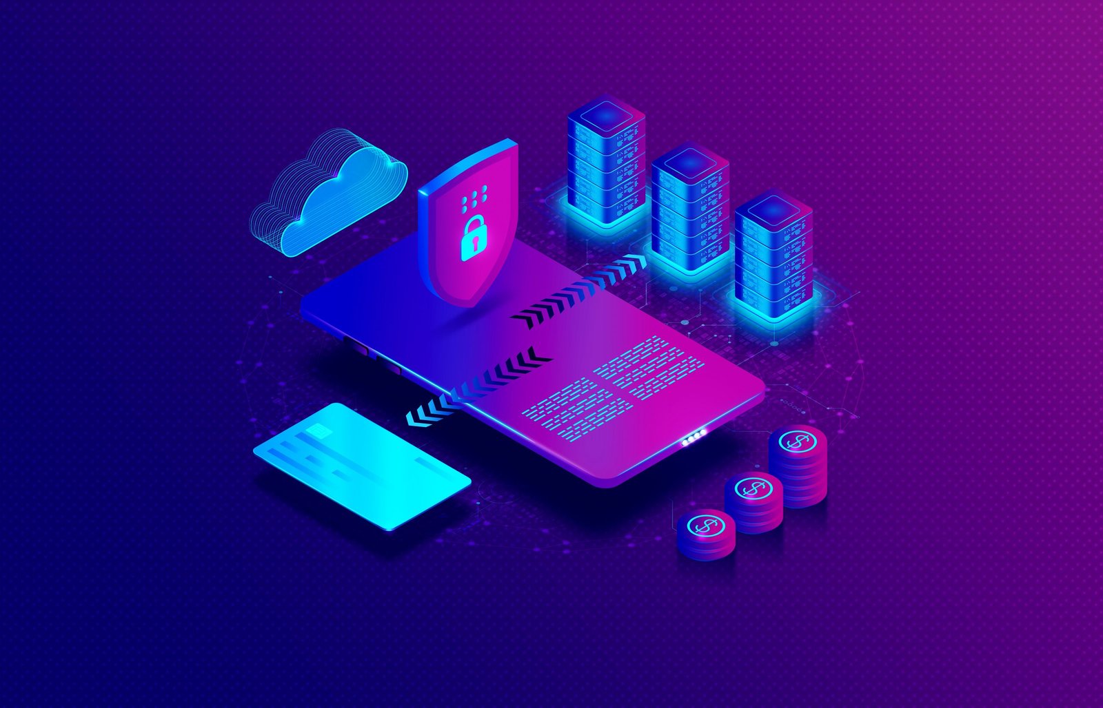 Secure Online Payment Processing Concept - Making Secure Payment